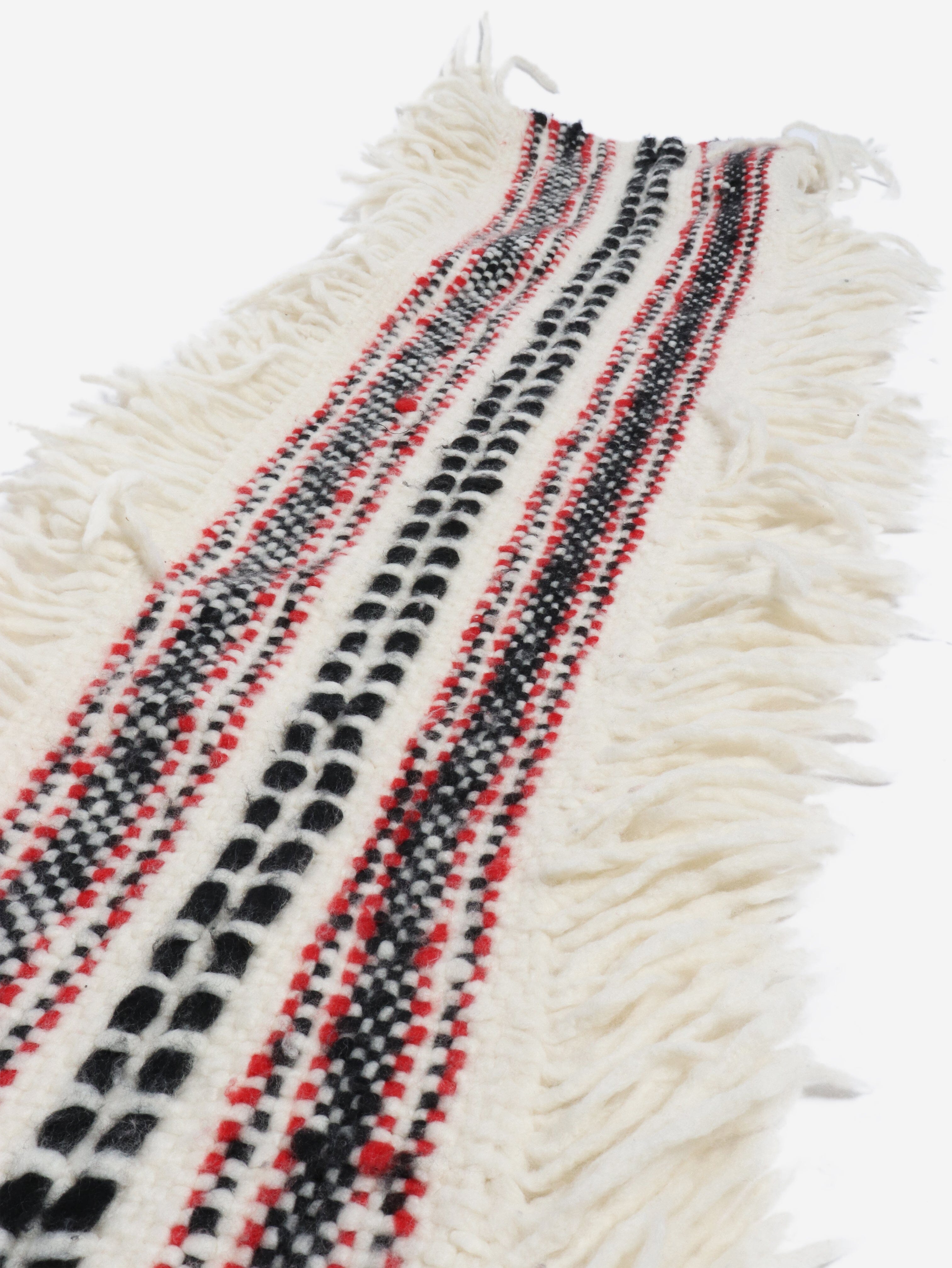 Cream fringed scarf Scarves Gabriela Hearst 