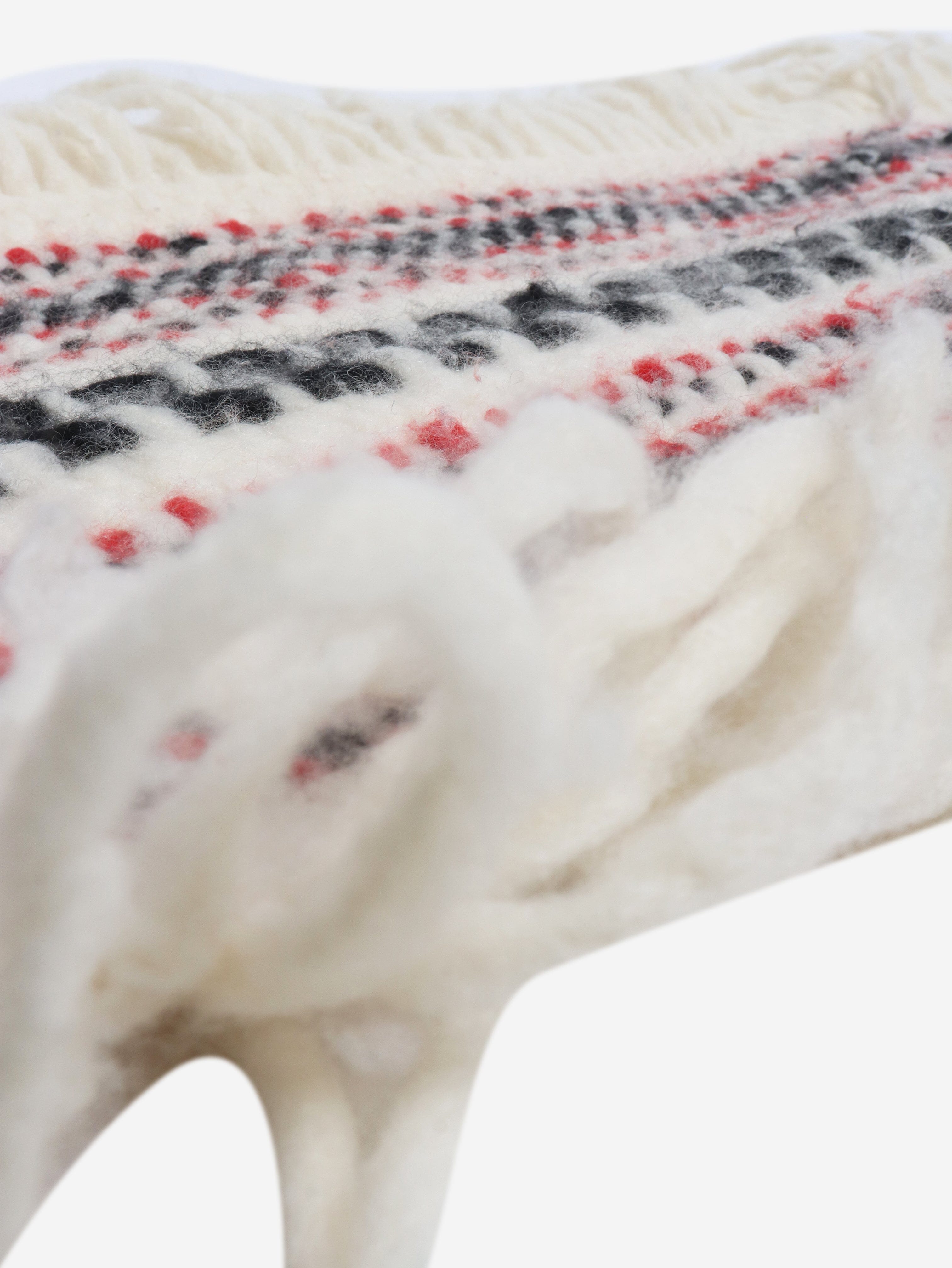 Cream fringed scarf Scarves Gabriela Hearst 
