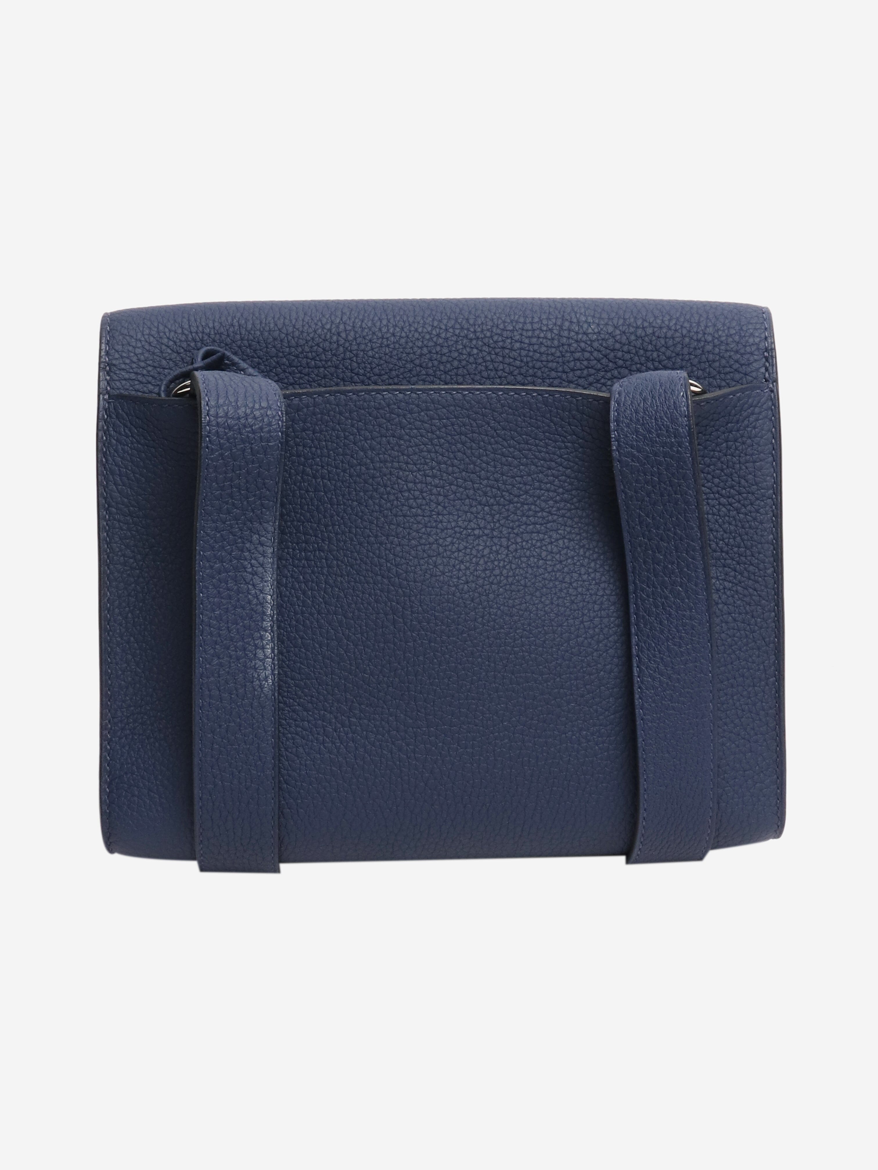 Dark blue Sac a depeches 21 messenger bag Cross-body bags Hermes 