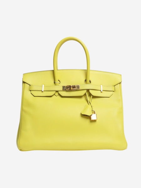 Lime Birkin 35 bag in Epsom leather product image