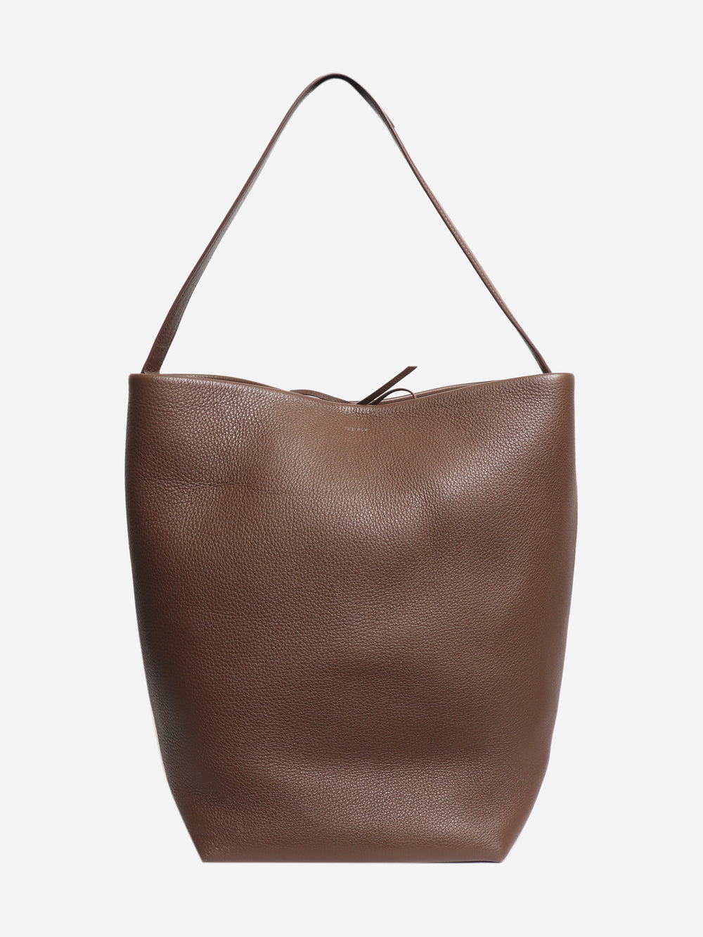 N/S Park large brown leather tote bag Tote Bags The Row 