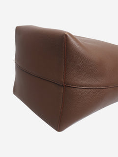 N/S Park large brown leather tote bag Tote Bags The Row 