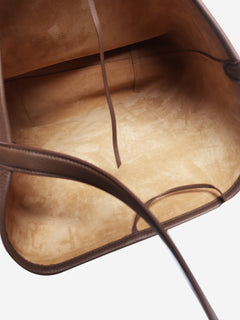 N/S Park large brown leather tote bag Tote Bags The Row 