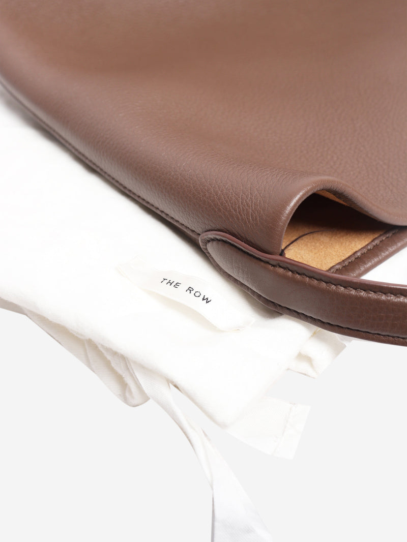 N/S Park large brown leather tote bag Tote Bags The Row 