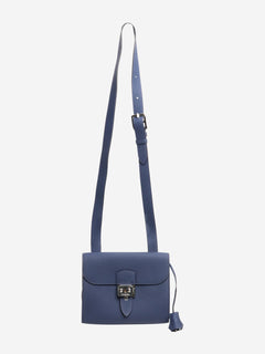 Dark blue Sac a depeches 21 messenger bag Cross-body bags Hermes 