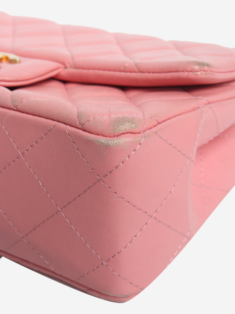 Pink 2019 mini rectangle lambskin Classic Single Flap bag Cross-body Bags Chanel 
