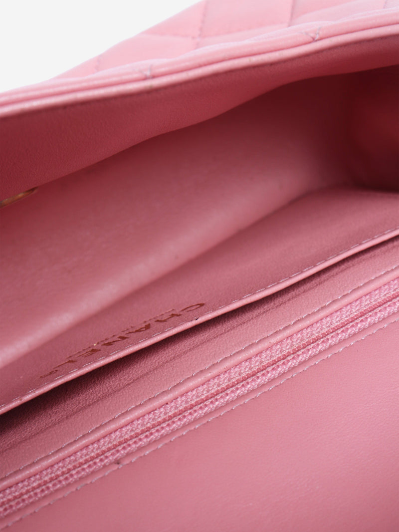Pink 2019 mini rectangle lambskin Classic Single Flap bag Cross-body Bags Chanel 