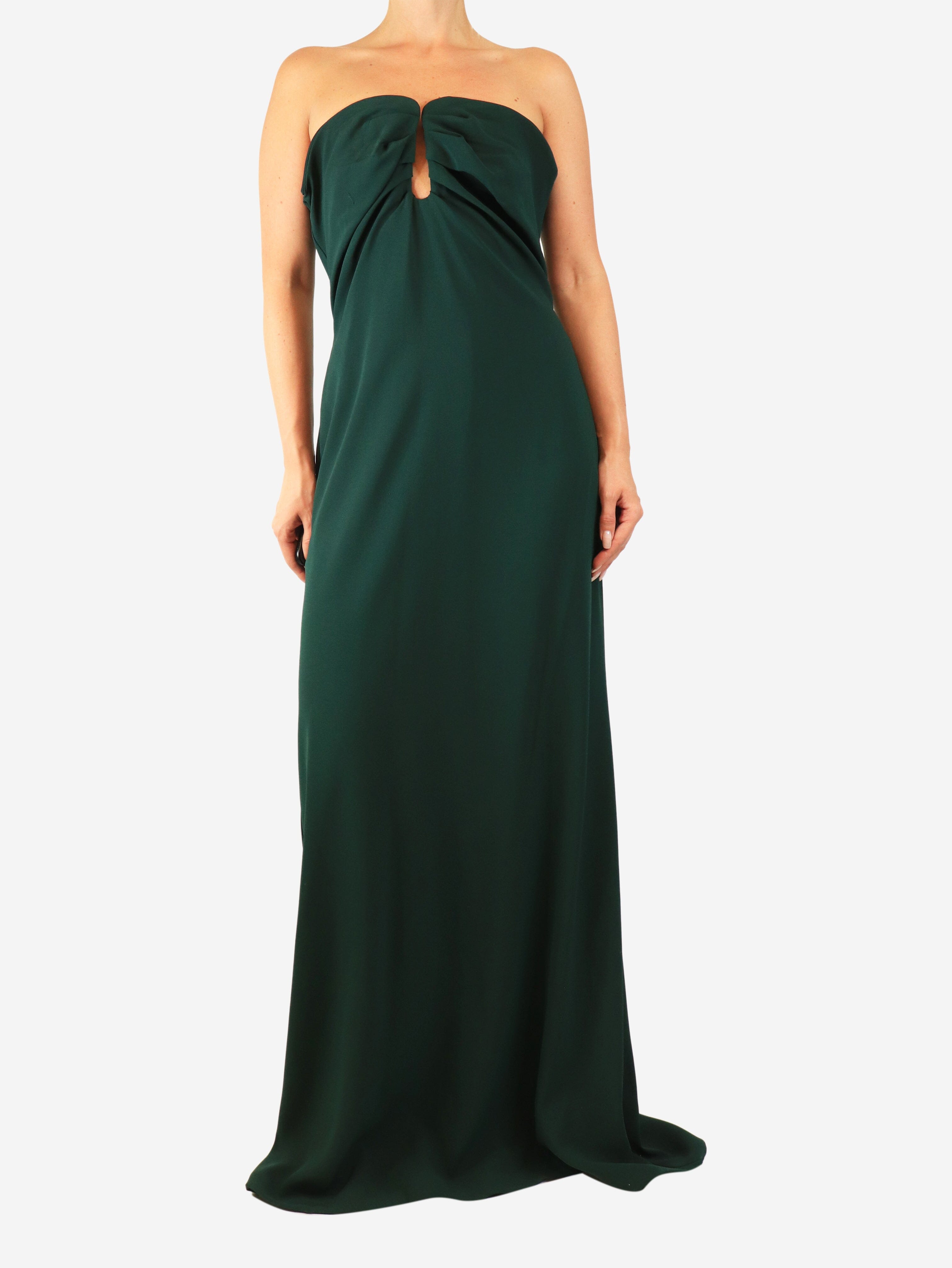 Emerald cape maxi dress - size UK 14 Dresses Roland Mouret 