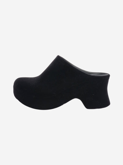 Black velvet clogs - size EU 38 Heels Loewe 