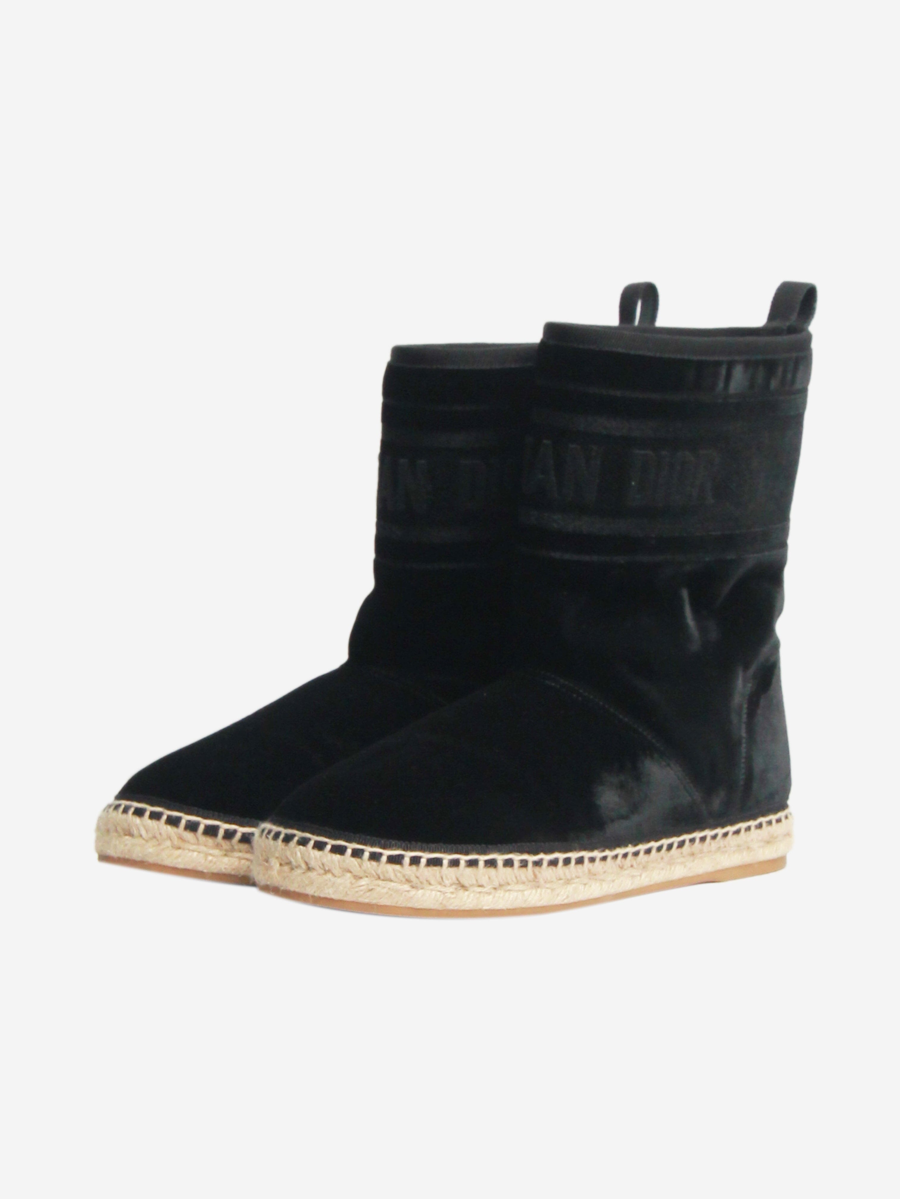 Black Granville ankle boots - size EU 36.5 Boots Christian Dior 
