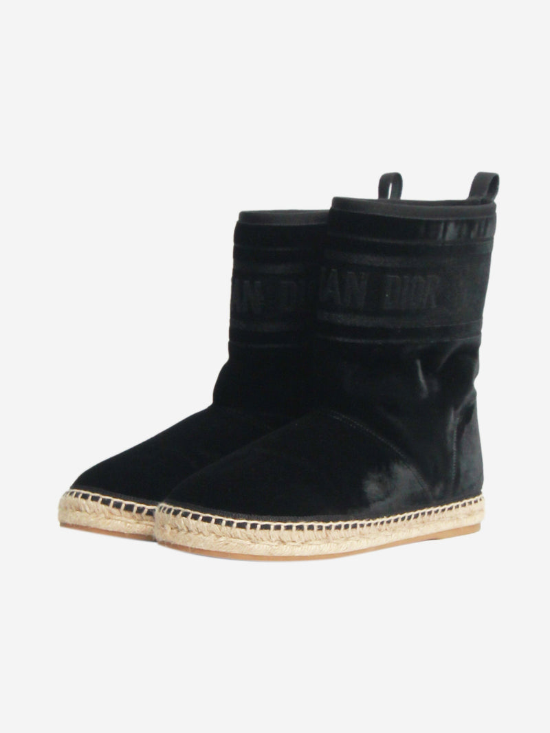 Black Granville ankle boots - size EU 36.5 Boots Christian Dior 
