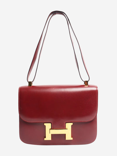 Rouge H vintage 1980 Constance shoulder bag Shoulder bags Hermes 