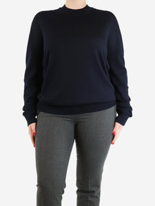 Jil Sander Navy blue wool jumper - size XL