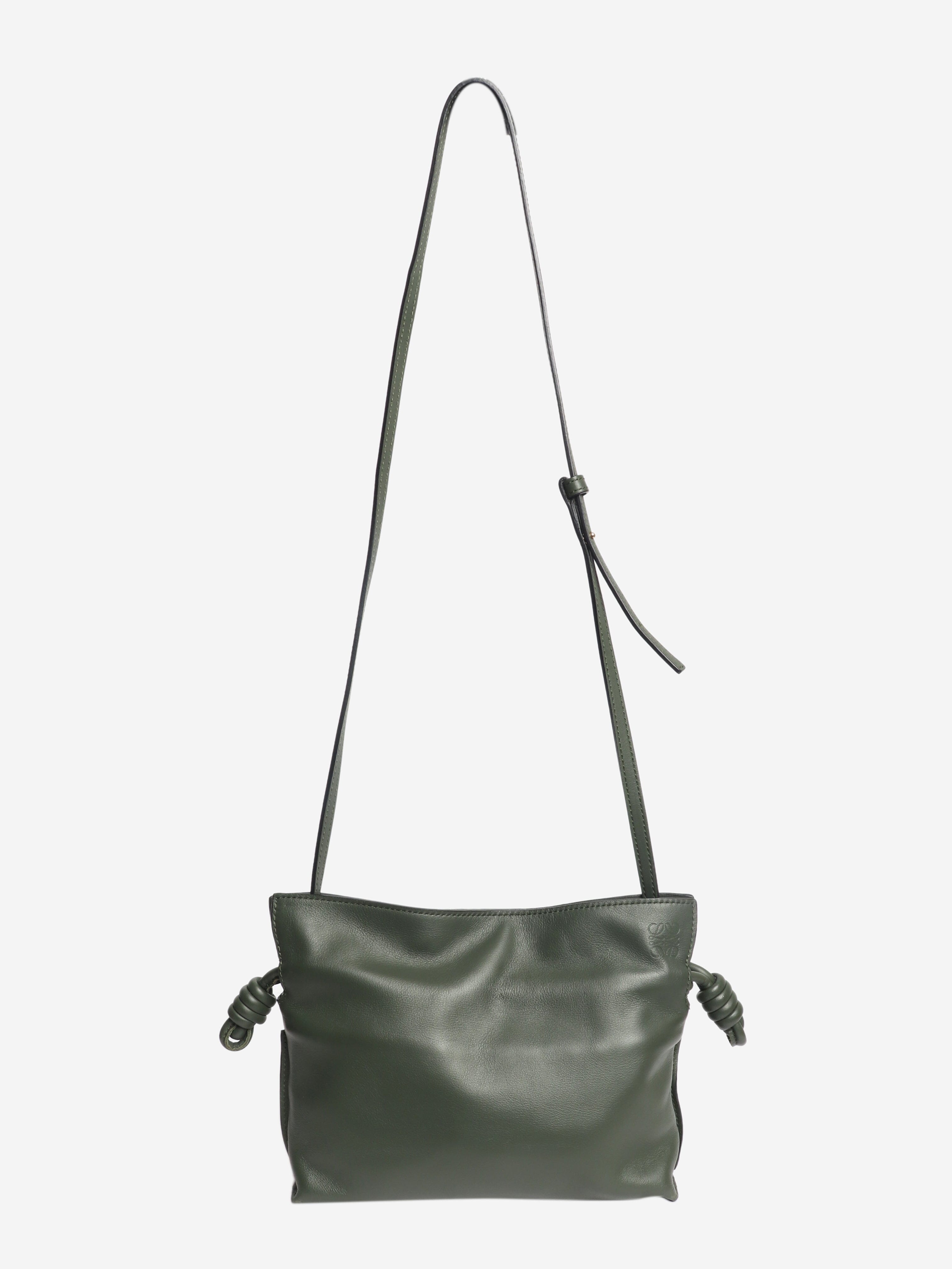 Dark green mini Flamenco shoulder bag Shoulder bags Loewe 