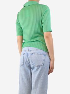 Vince Green ribbed polo top - size M
