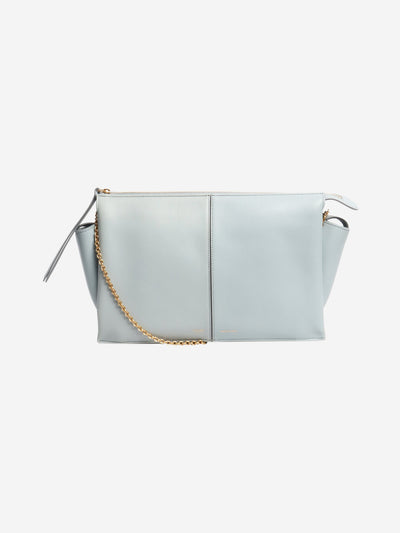 Light blue leather clutch on chain Clutch bags Celine 