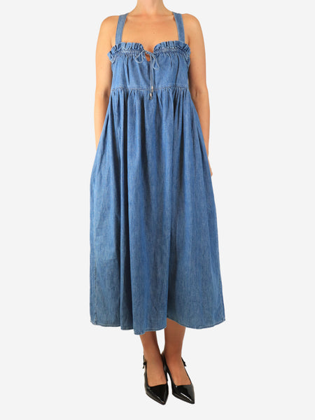 Blue denim sundress - size M product image