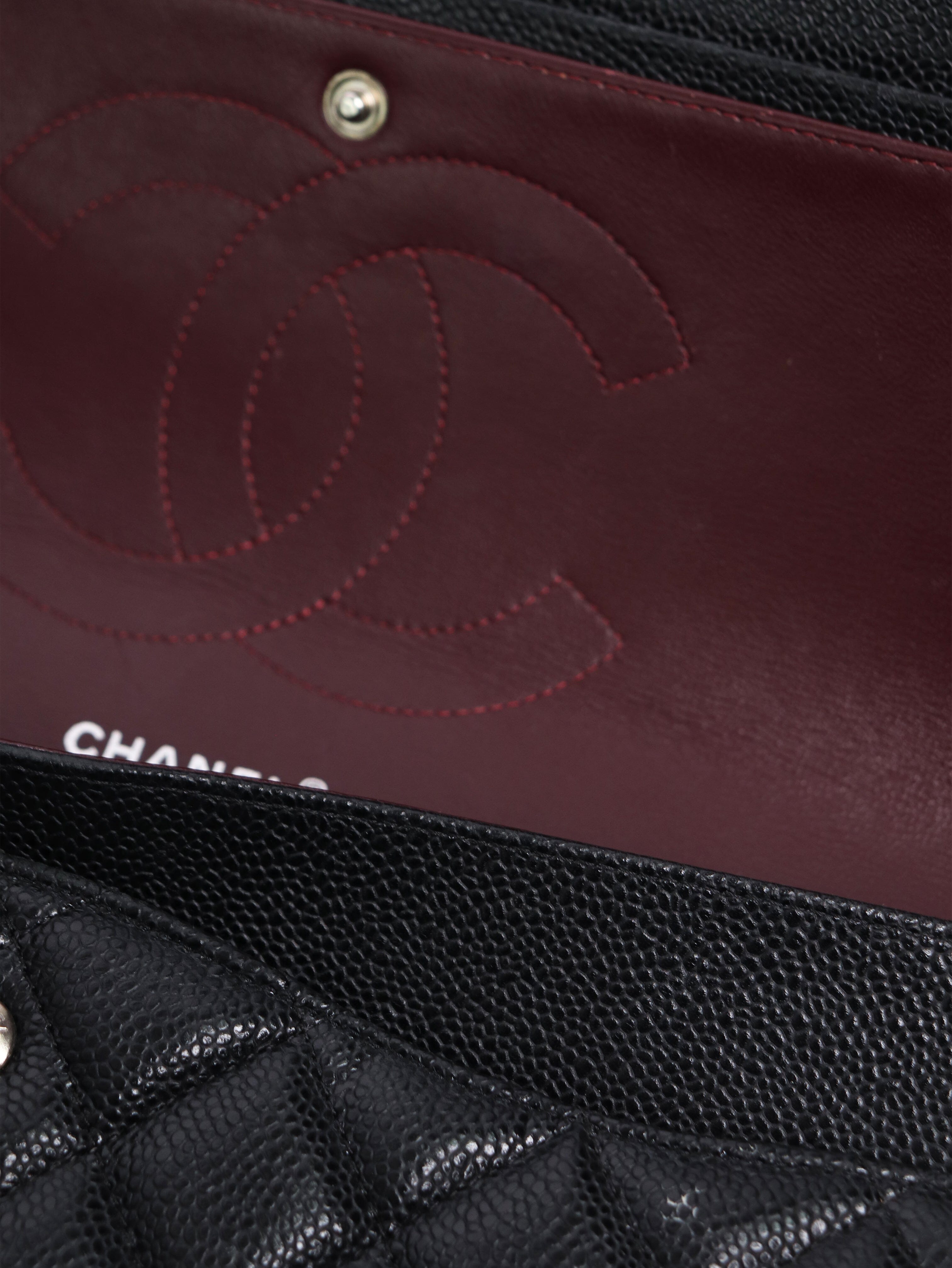 Black Caviar Medium 2012 Classic Double Flap Shoulder bags Chanel 