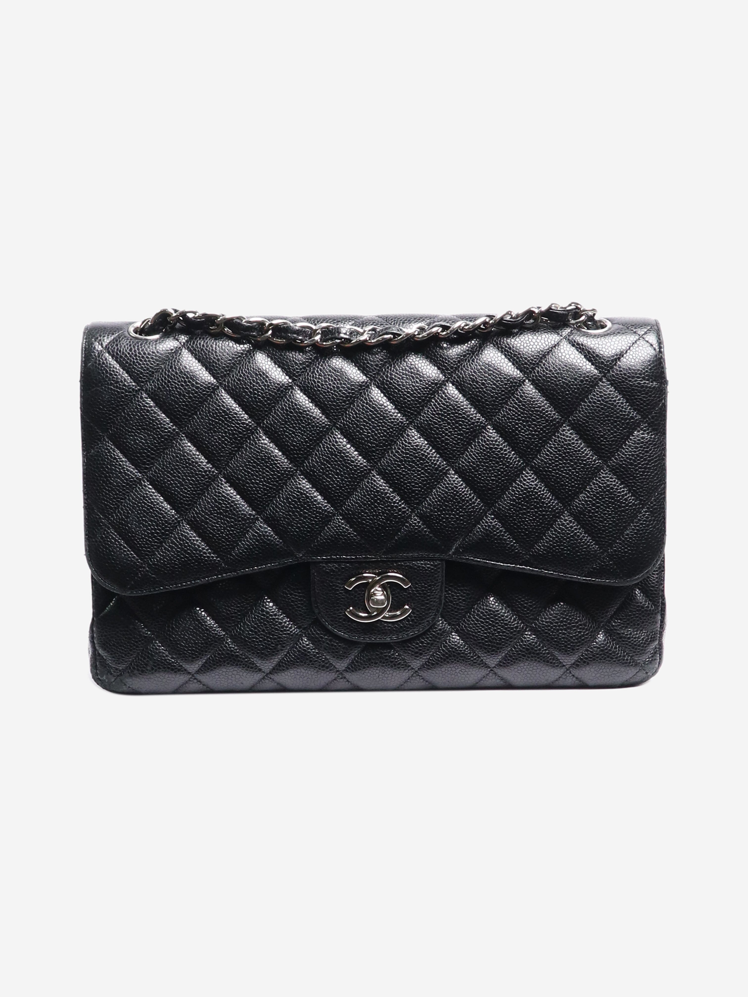 Black Caviar Medium 2012 Classic Double Flap Shoulder bags Chanel 