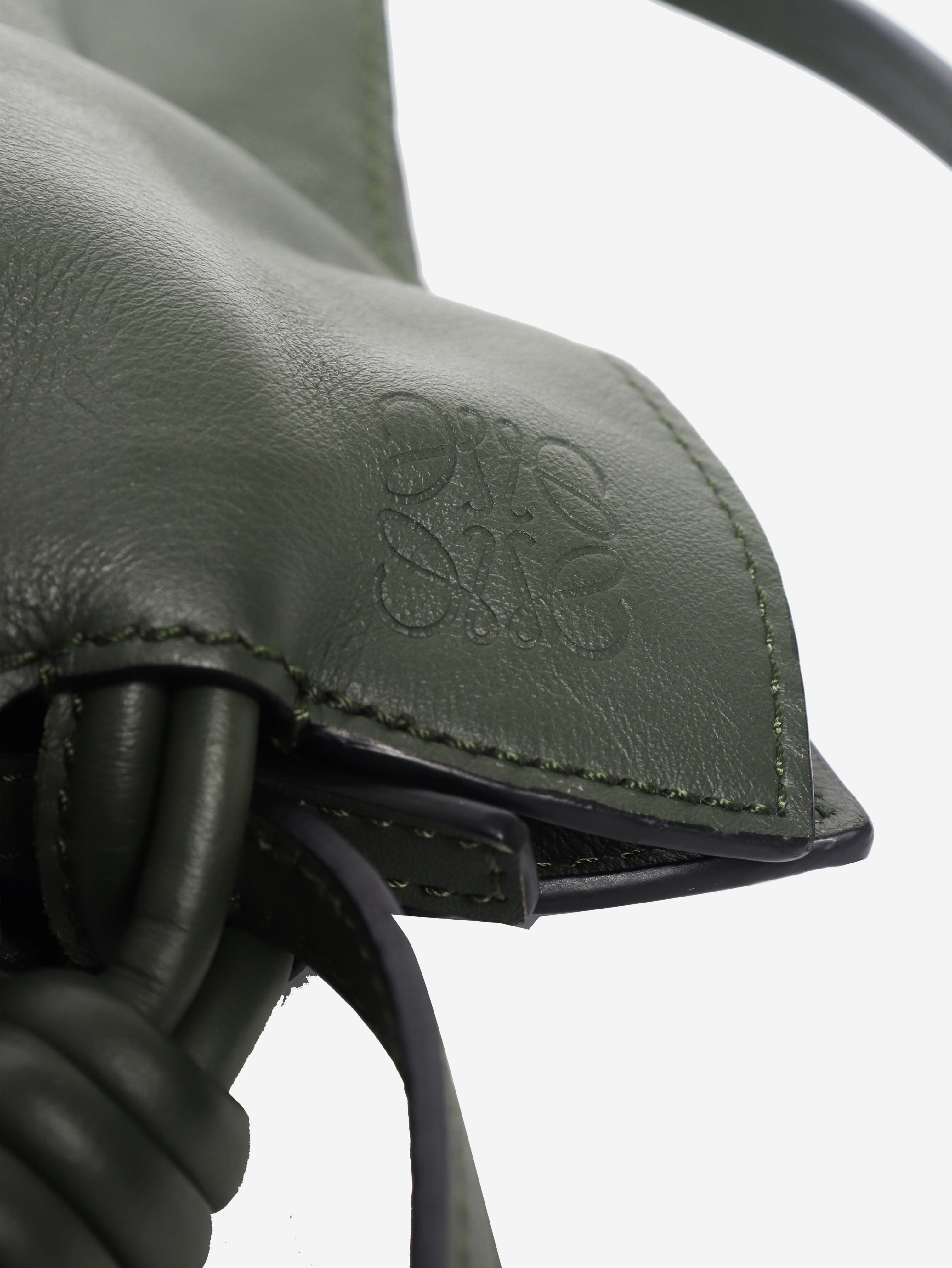 Dark green mini Flamenco shoulder bag Shoulder bags Loewe 