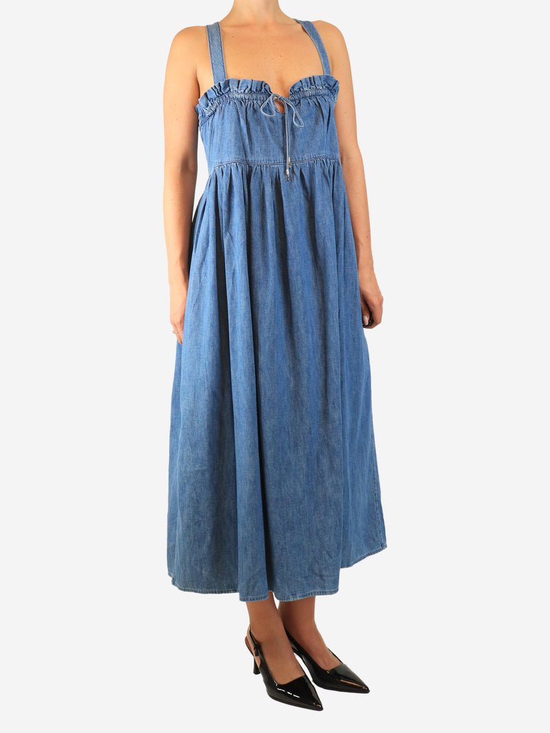 Blue denim sundress - size M