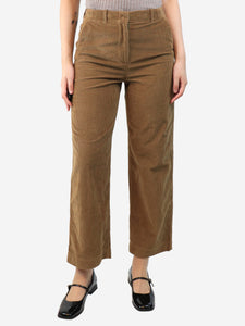 Loro Piana Tan corduroy trousers - size UK 8
