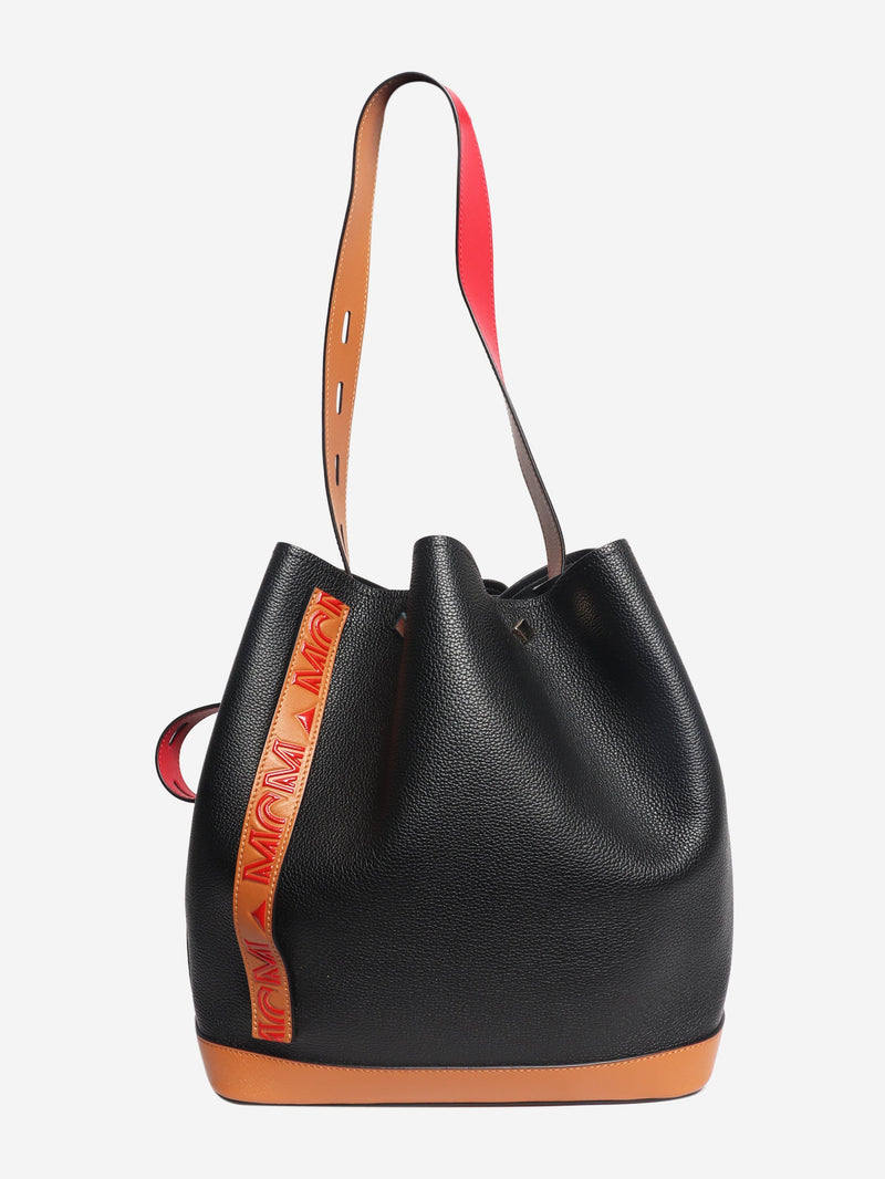Black Milano Drawstring Bucket bag Shoulder bags MCM 