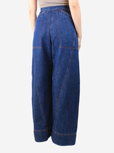 Wiggy Kit Blue contrast-stitch jeans - size S