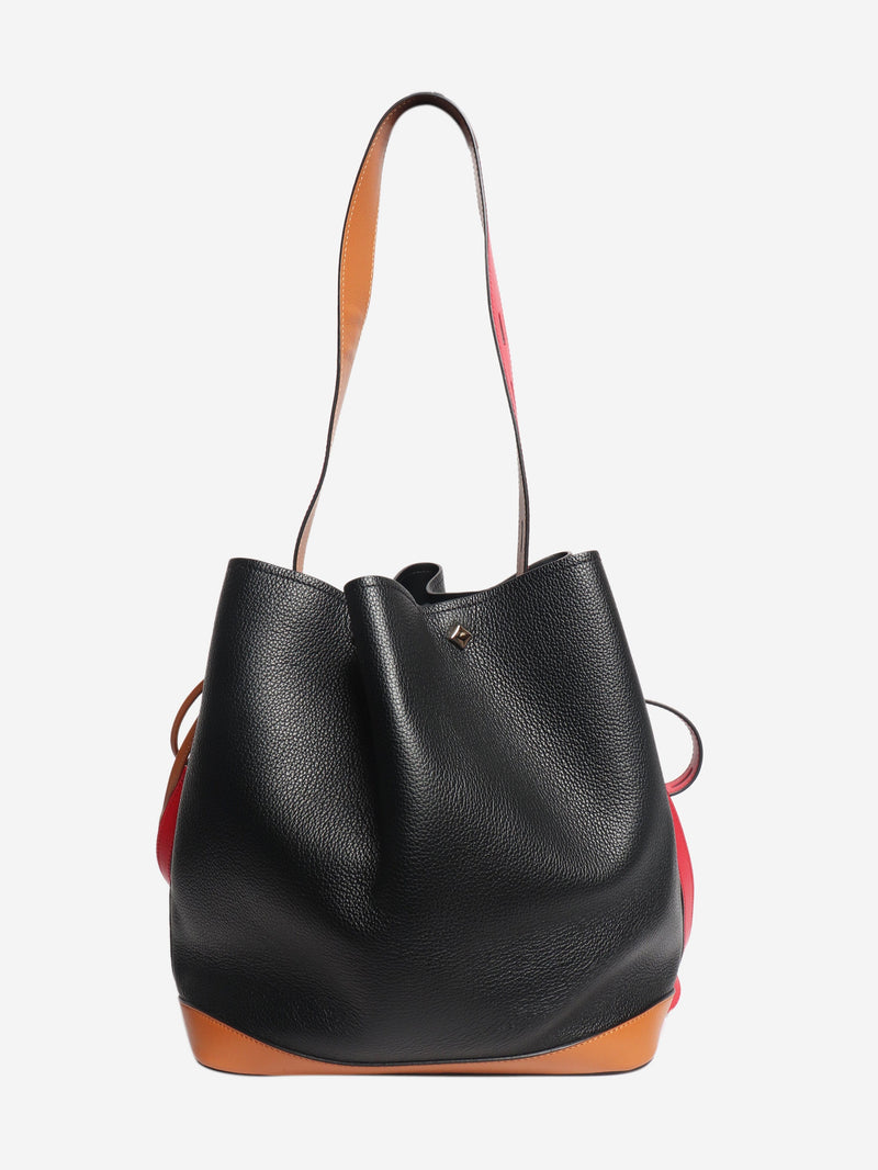 Black Milano Drawstring Bucket bag Shoulder bags MCM 