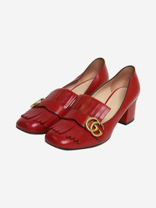 Gucci hot sale buckle heels