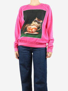 Gucci Pink 2018 Ignasi Monreal printed sweatshirt - size S