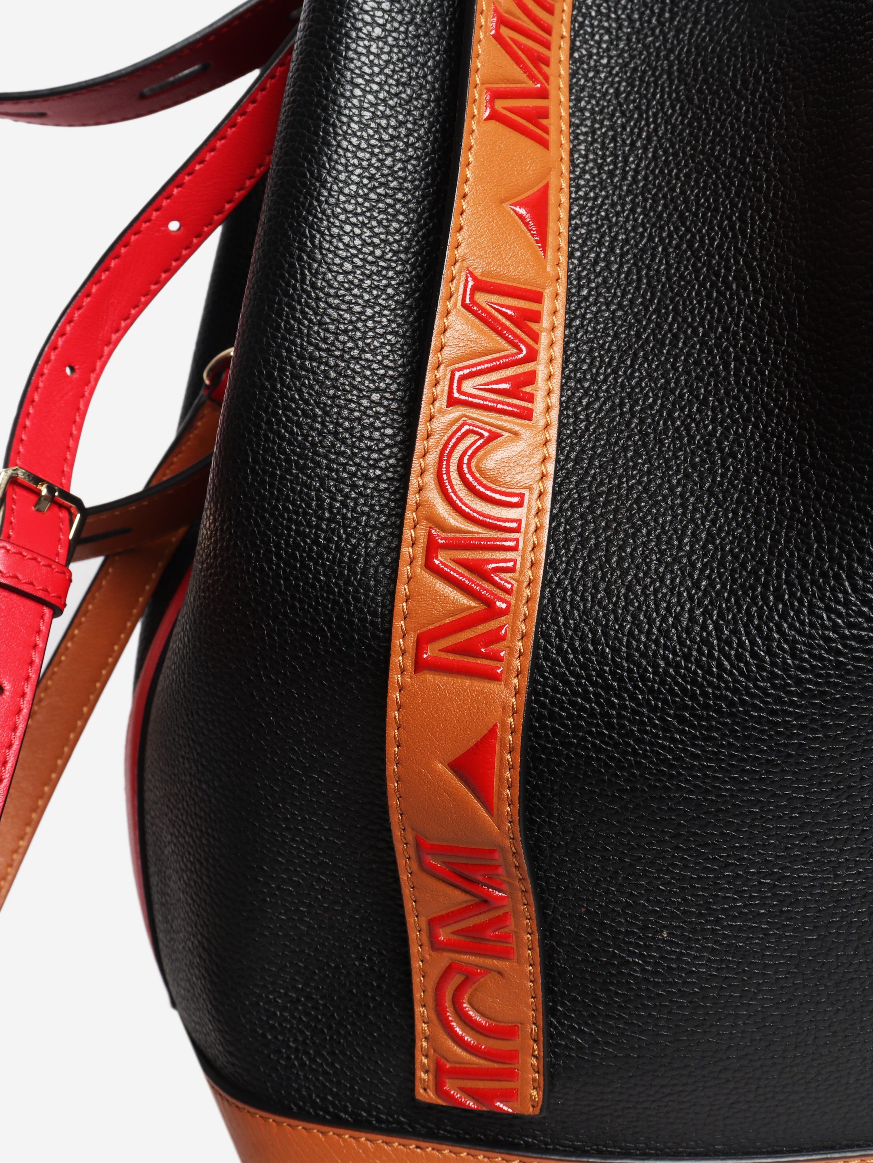 Black Milano Drawstring Bucket bag Shoulder bags MCM 