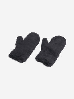 Black teddy mittens - size M Gloves Max Mara 