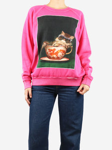 Gucci Pink 2018 Ignasi Monreal printed sweatshirt - size S