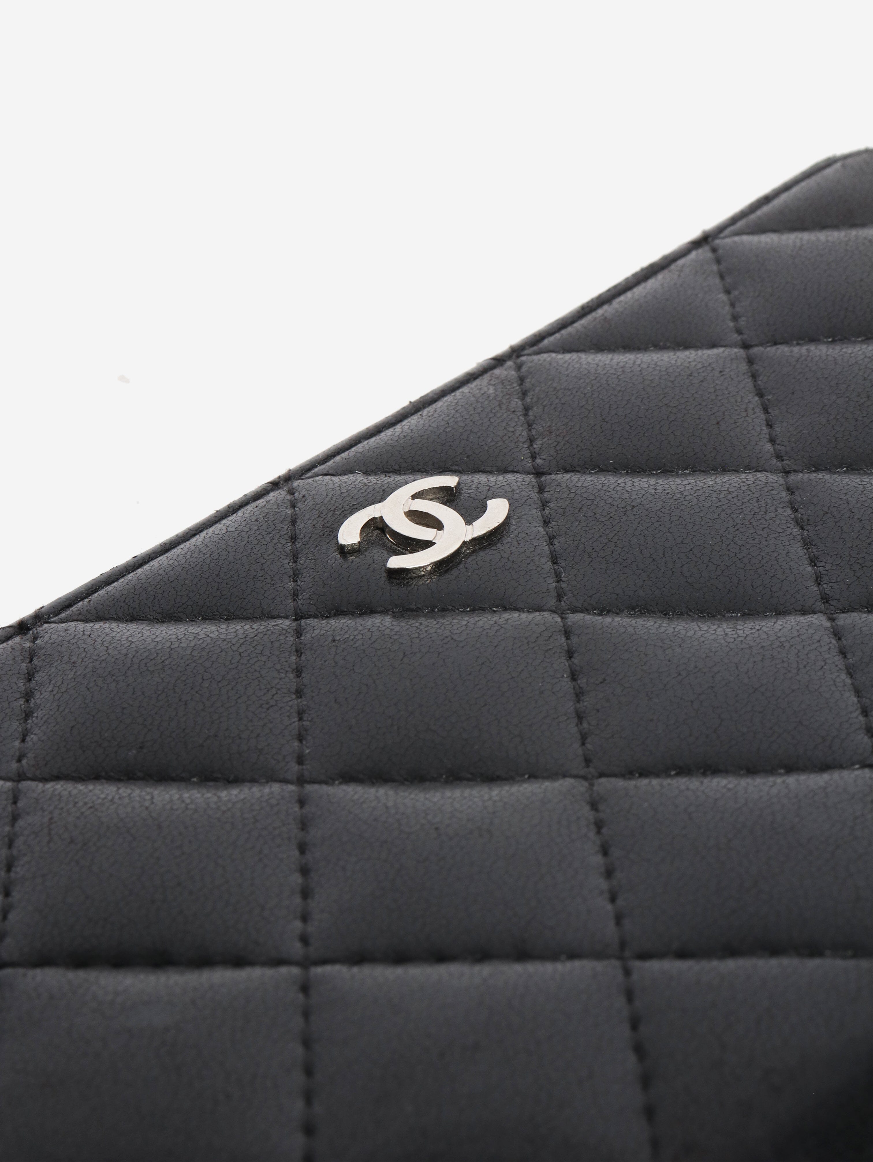Black long quilted zip wallet Wallets, Purses & Small Leather Goods Chanel 