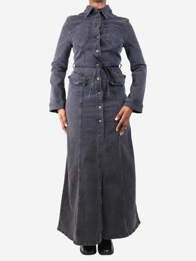 Black denim maxi dress - size M Dresses Nanushka 