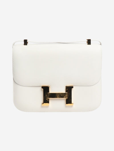 White vintage 1989 Constance shoulder bag Shoulder bags Hermes 