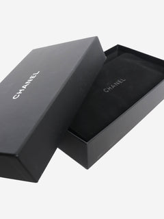 Black long quilted zip wallet Wallets, Purses & Small Leather Goods Chanel 