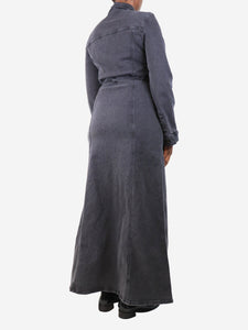 Nanushka Black denim maxi dress - size M