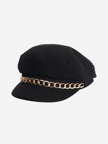 Black Marina hat Hats Eugenia Kim 