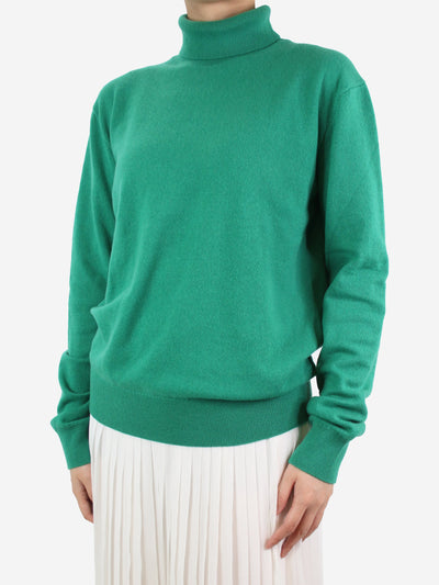 Green turtleneck knitted jumper - size XS Knitwear The Row 
