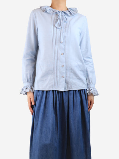 Light blue cotton shirt - size UK 10 Tops Celine 