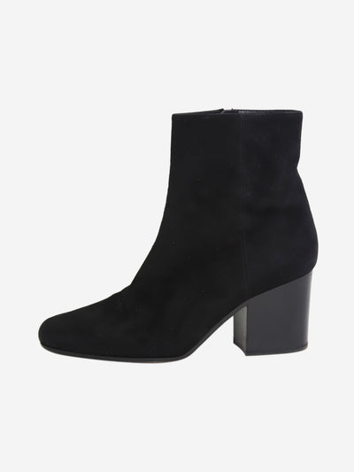 Black suede boots - size EU 41 Boots Christian Dior 