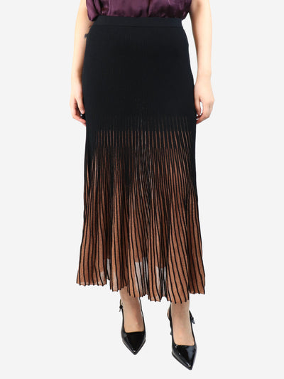 Black and bronze lurex midi skirt - size M Skirts Ulla Johnson 