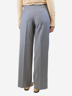 Grey straight-leg trousers - size UK 10 Trousers Loewe 