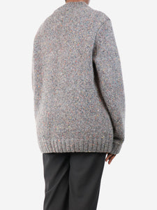 Gabriela Hearst Grey Alfie speckled pullover - size M