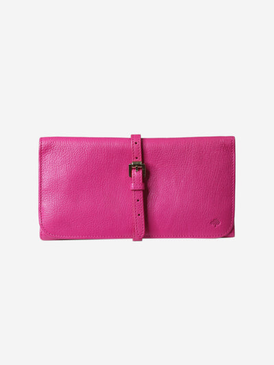 Pink jewellery pouch with buckled closure Wallets, Purses & Small Leather Goods Mulberry 