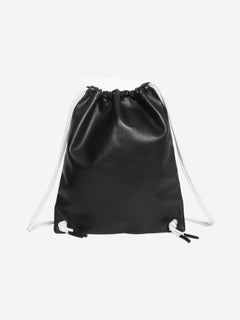 Black leather drawstring backpack Backpacks Rick Owens 