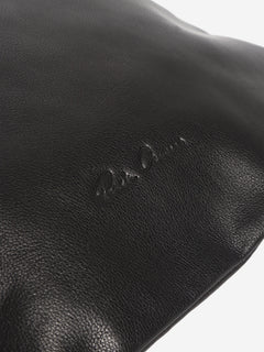 Black leather drawstring backpack Backpacks Rick Owens 