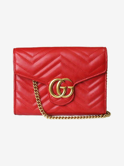 Red GG Marmont matelassé mini bag Shoulder bags Gucci 